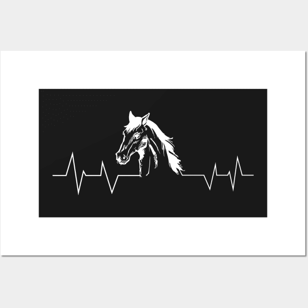 Horse Heartbeat Wall Art by captainmood